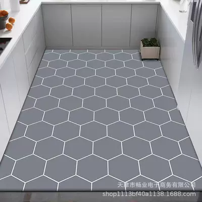 Avtomobil döşəmə paspasları: Non-Slip, Oil-Proof, Waterproof, Washable and - six-sided-square-gray-customized-items-non-refundable-and-non-exchangeable