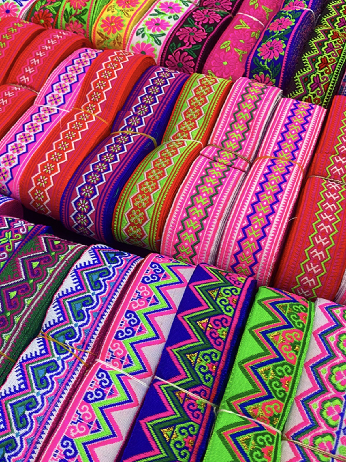 Nuevo estilo de 3,3 cm encaje étnico Miao ropa de la minoría étnica falda accesorios decorativos encaje correas accesorios