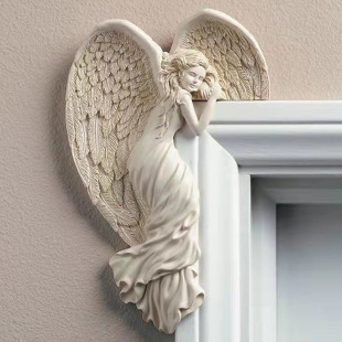 Cross-border New Awakening Angel Door Frame Decoration Hanging Decoration Door Frame Redemption Angel Wings Decoration Pendant A20