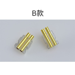 0.75 0.78 flat protruding mouth 2PIN transparent QDC TFZ circle iron diy replaceable wire headphone audio female base accessories