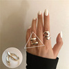 Retro one size fashionable brand ring hip-hop style, on index finger