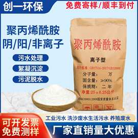 聚丙烯酰胺PAM絮凝剂阴离子阳离子城市生活污水工业污水处理药剂