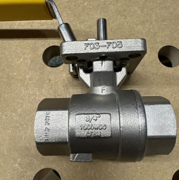 VALWORX美国3/4 英寸不锈钢球阀 - 执行器