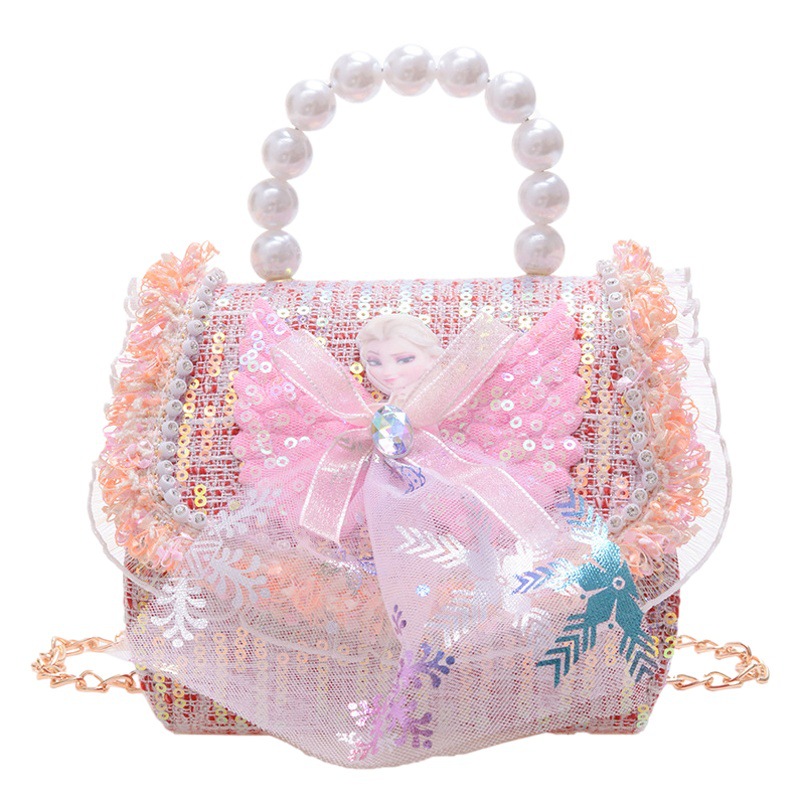 Children's Small Chanel-Style Princess Bag, Crossbody and Handbag, Trendy Internet Celebrity Bag