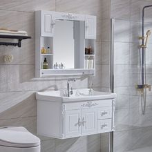 PVC浴室柜组合洗漱台小户型卫生间洗脸盆洗手盆洗面简约卫浴套装