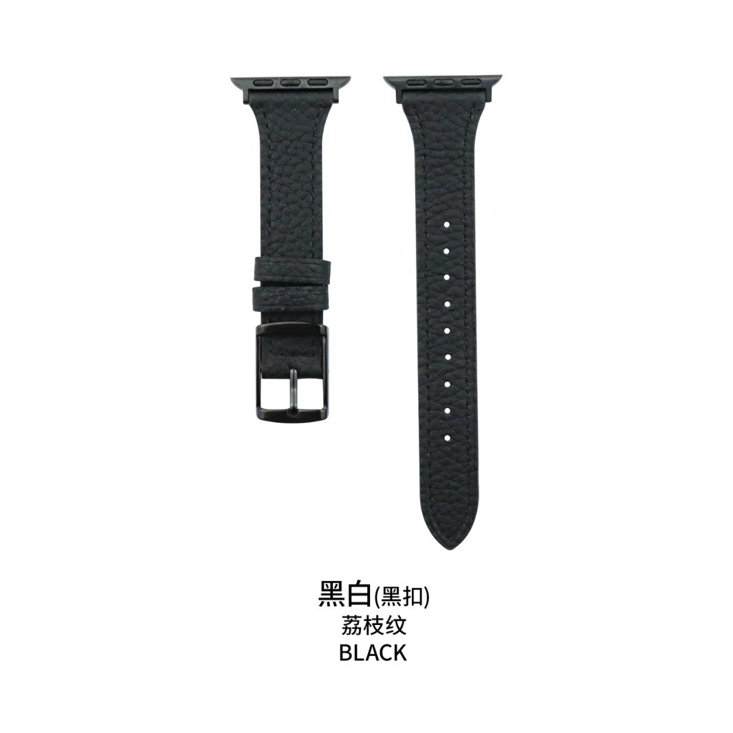 Suitable for Apple Watch applewatch8 lambskin square buckle iwatch7se6542 women's leather strap