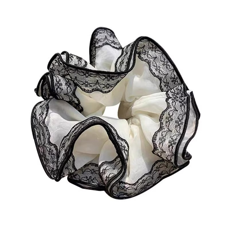 Vintage Spitzen Haargummi Für Damen Elegantes Haaraccessoire_voghion.com