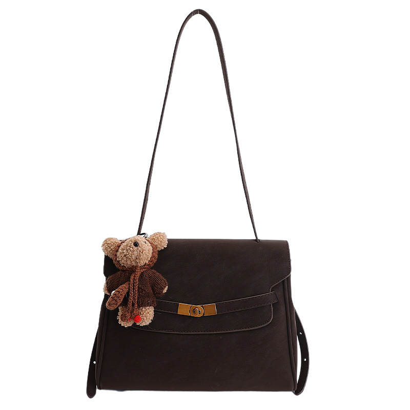 Transfronterizo coreano ligero lujoso temperamento bolso pequeño 2026 primavera nuevo estilo de transporte de hombro mochila esmaltado bolso de mano Kelly