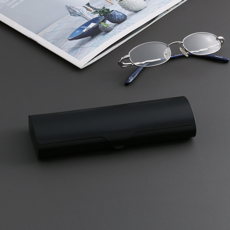 e88 金属近視メガネケースコンパクトポータブルサングラスケース卸売つや消し光学アルミニウム合金メガネケース高度な