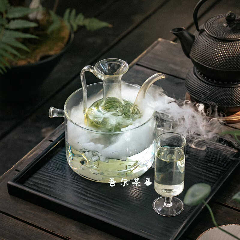Summer oven iced tea tools teahouse teahouse song teapot high temperature resistant high borosilicate cold extraction tea accessories set Chinese style Summer oven iced tea tools teahouse teahouse song teapot high temperature resistant high borosilicate cold extraction tea accessories set Chinese style