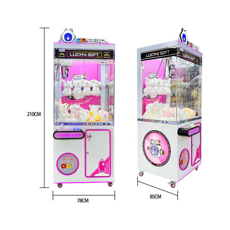 Máquina dispensadora transfronteriza del sudeste asiático máquina de muñecas snacks bebidas máquina recreativa de monedas con escaneo