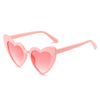 Fashionable sunglasses, glasses heart shaped, 2018, city style, gradient