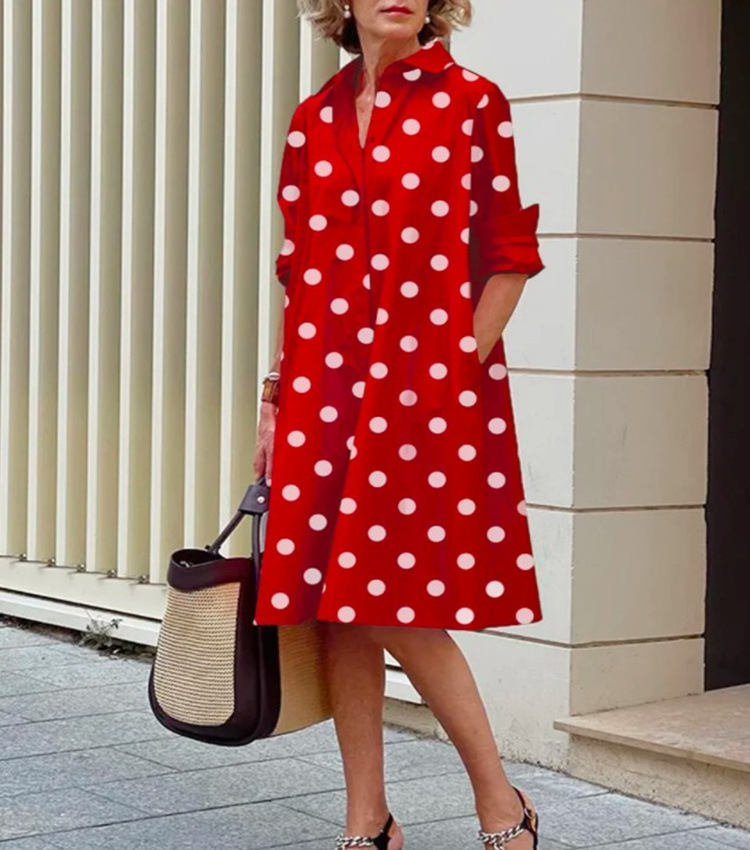 Spring Polka Dot Dress 5