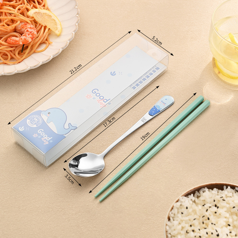 고래 블루(숟가락과 젓가락)