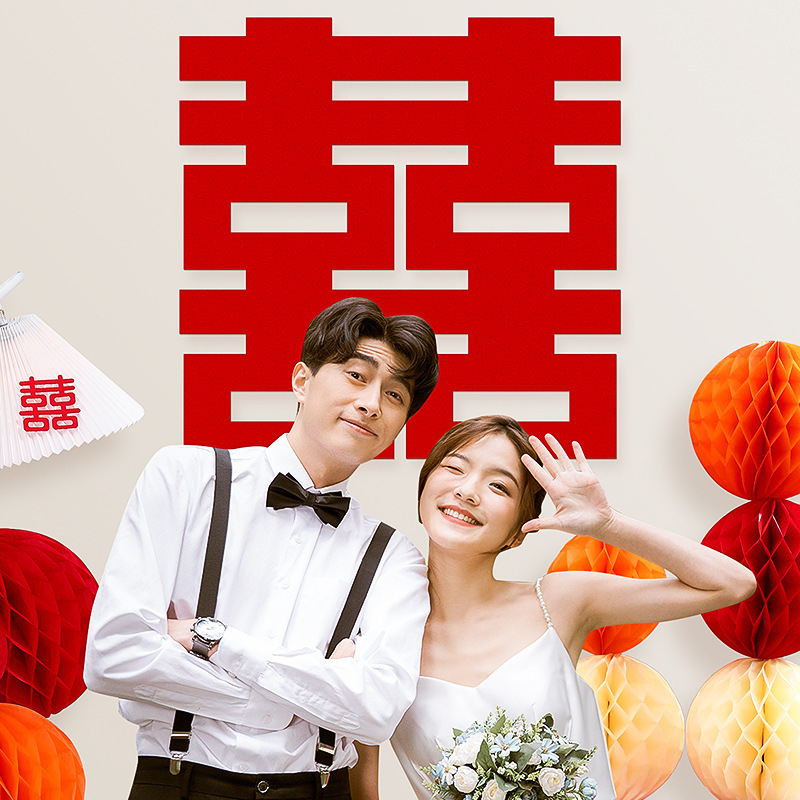 超大型の喜字は結婚専用の結婚祝いを貼ります。|undefined