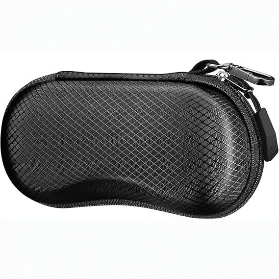Fintie Sunglasses Case, Hard Eva Shell Shockproof Sports Glasses Case with Metal Carabiner for Travel