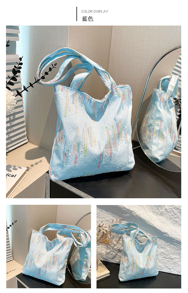 Casual and simple commuter underarm bag, large-capacity tote bag, new autumn 2024 fashion and niche single-shoulder crossbody bag undefined