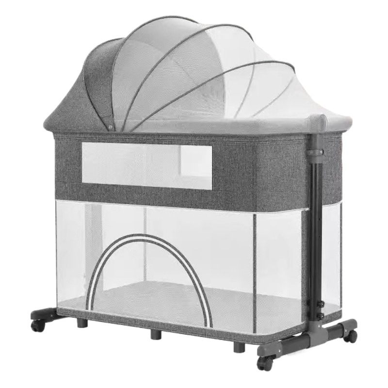 Movable juego cuna plegable costura Cama grande cama de bebé portátil bebé Shaker pañal Mesa recién nacido image 1