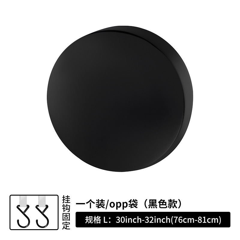 Qìchē – Dustproof Adjustable Snow Spare wheel cover - single-black-size-l-1863b