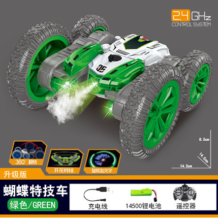 Cross-Border Electric Remote-Controlled High-Speed Racing Car Stunt Rolling Dancing Off-Road Car Charging Toy for Boys Wholesale