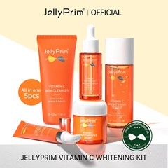 Jellyprim維cセットビタミンcクリーム明るい肌セットボックス補水保湿5セット顔スキンケアセット