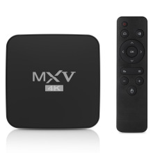 工厂直供新款 S905W2安卓11.0网络播放器MXV4K4G32G高清机顶盒AV1