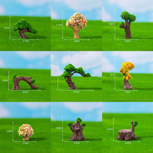 微景观创意彷真绿树花 苔藓DIY园艺生态瓶造场景装饰品配件小摆件