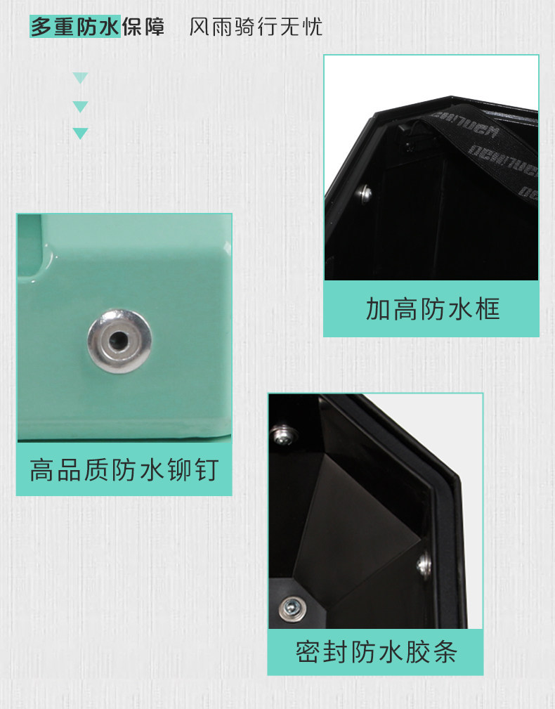 Wanlihao Sanyang Feidu 4/5 motorcycle trunk, electric vehicle rear trunk, scooter non-aluminum alloy trunk