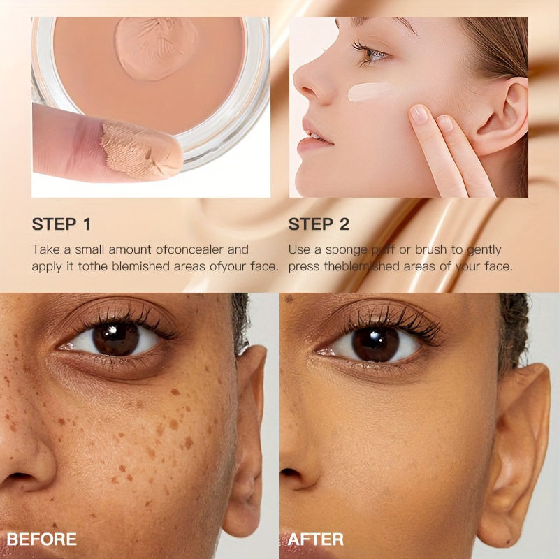 USHAS European and American Cross-border spot mousse base crema delicada impermeable corrector hidratante de larga duración FS446A B