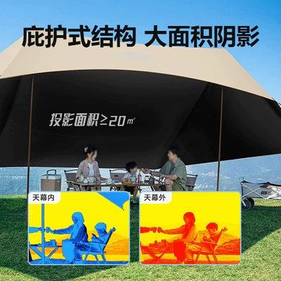 quick sunshade canopy thickened: Avtomobil yan çətirləri