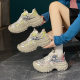 Korean Style New Torre Shoes Women's 2024 Autumn Student Sports Running Shoes Casual Thick Sole Height Increasing Women's Shoes BN8807