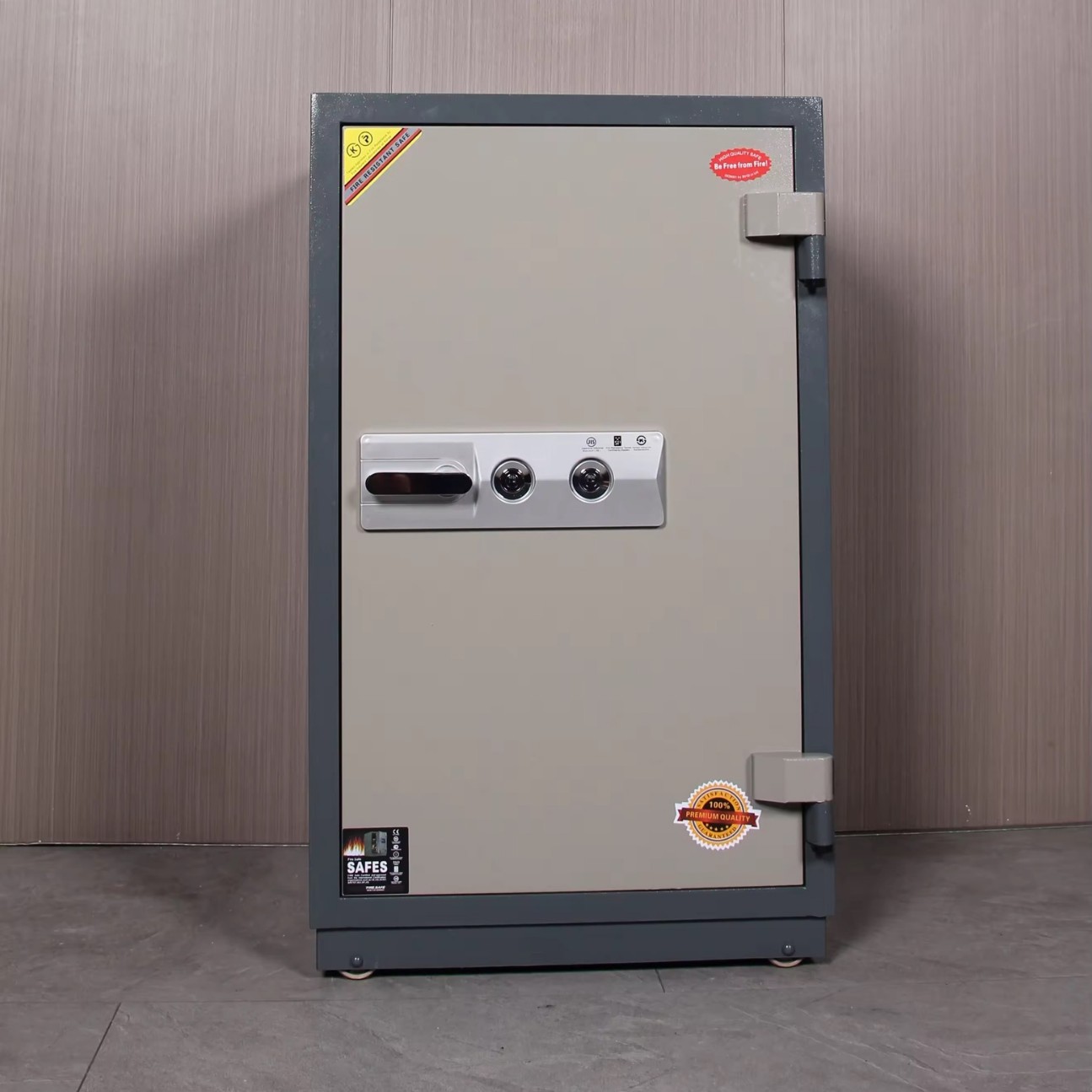 防火保险柜机械锁家用密码钥匙加重加厚60cm高重型防盗防水保险箱