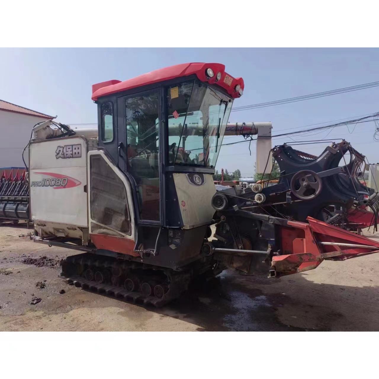 二手精品久保田PRO1008Q 水稻玉米小麦大豆全喂入式联合收割机