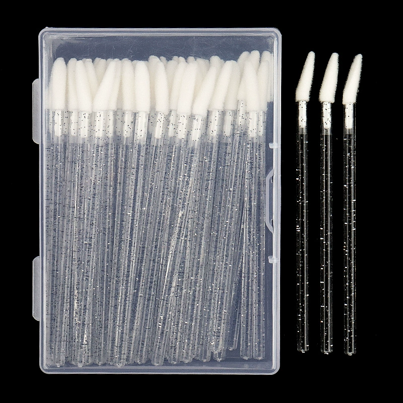 Nylon long lipstick, brush, 50 pieces