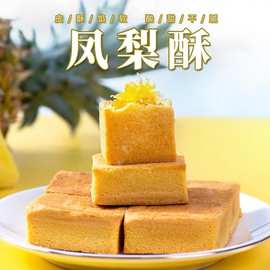 精致复古铁盒凤梨酥早餐代餐糕点厦门风味特产伴手礼盒休闲零食品
