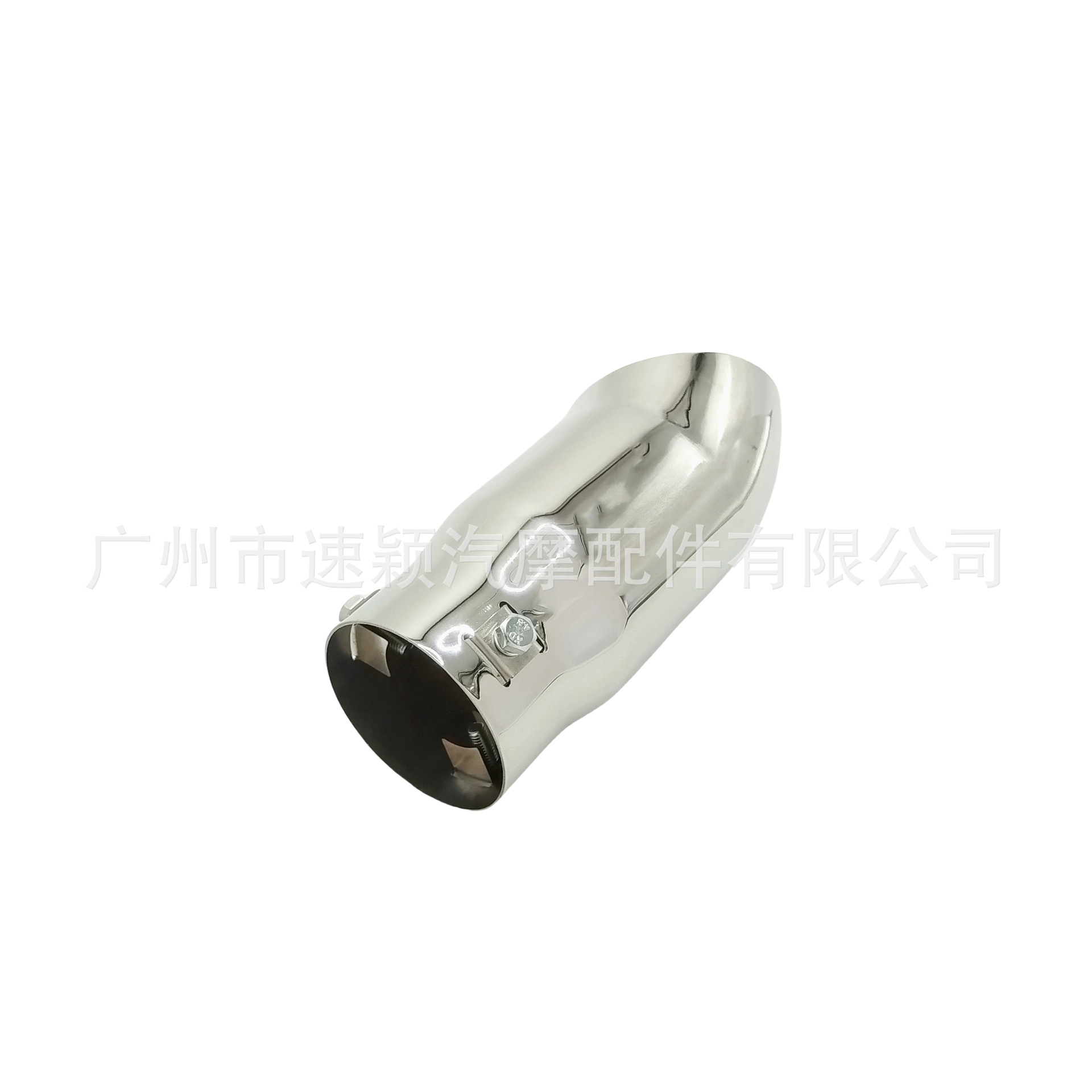 Factory Direct Sales Car Modification Universal Stainless Steel Exhaust Pipe Single Outlet Tailpipe Valve Exhaust Smoke Pipe Tail Tip