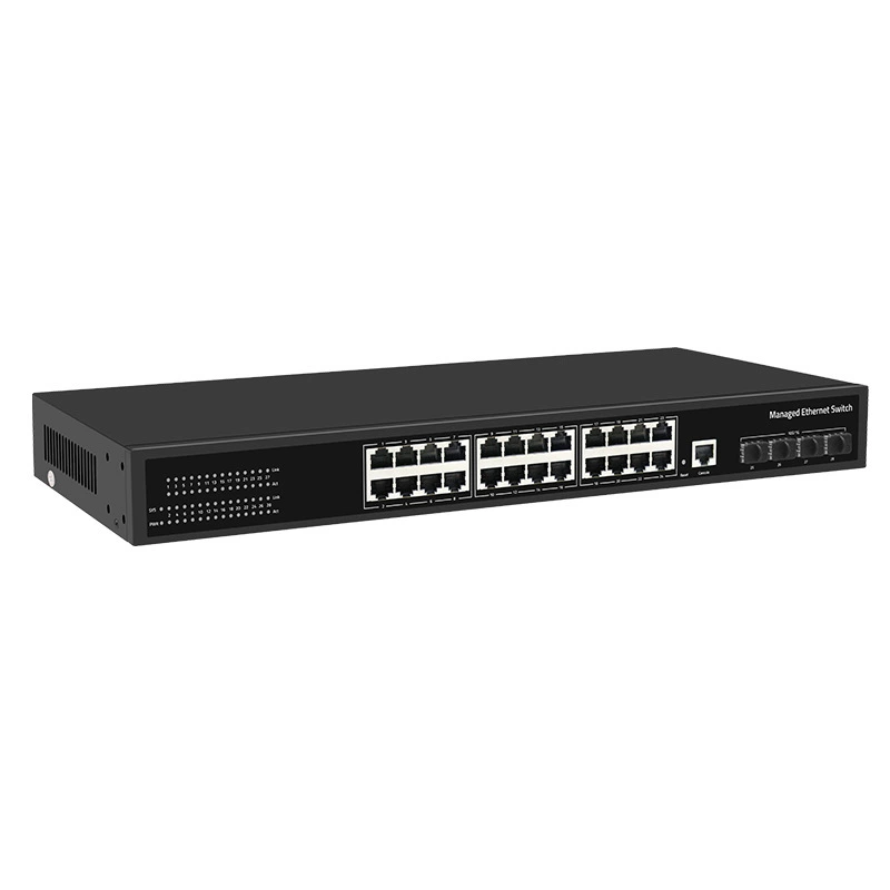 Lianguo Ethernet переключатель трёхуровневый сетевой диспетчер функций управления 4 миллиона SFP светлая розетка 24 гигабитных светлый свет
