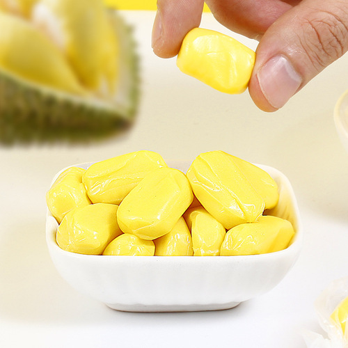 Mixed Fruit Swiss Candy Juice Gummies, Thailand-Style Durian Candy, Internet-Famous Candy, New Year Treat, Satisfying Snack