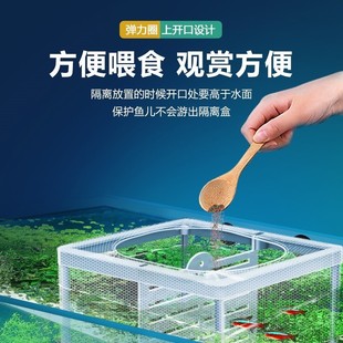 Fish Tank Isolation Net Isolation Box Guppy Breeding Box Betta Incubator Breeding Box Suspended Separation Net