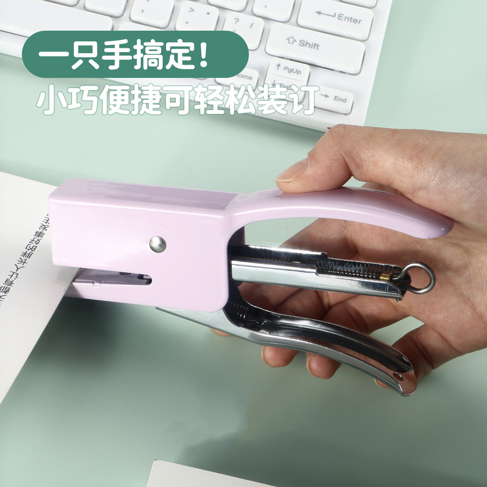 Grapadora de mano que ahorra mano de metal de alto valor