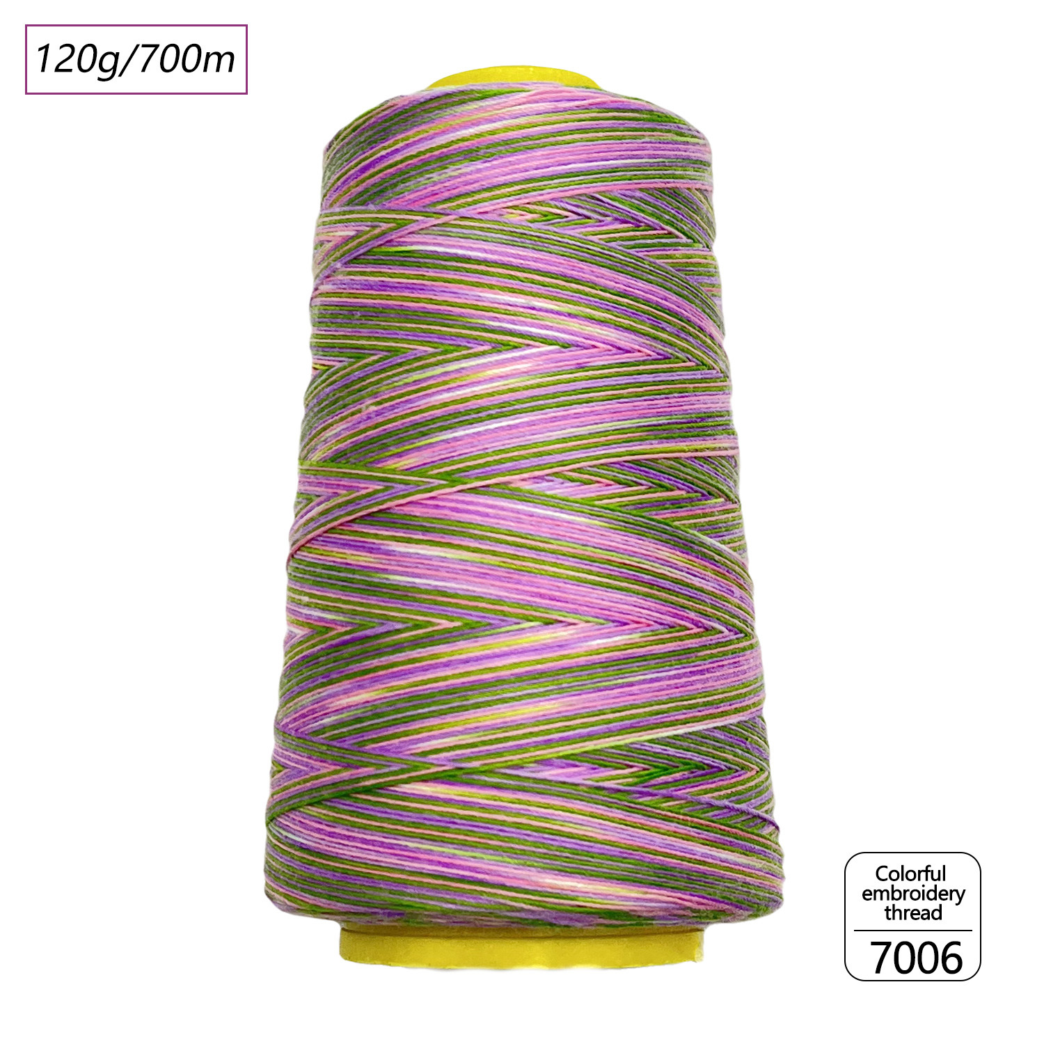 Mona Lisa real plantilla de color hilo de tubo de hilo bordado resistente al desgaste teñido de color brillante alta solidez del color image 18