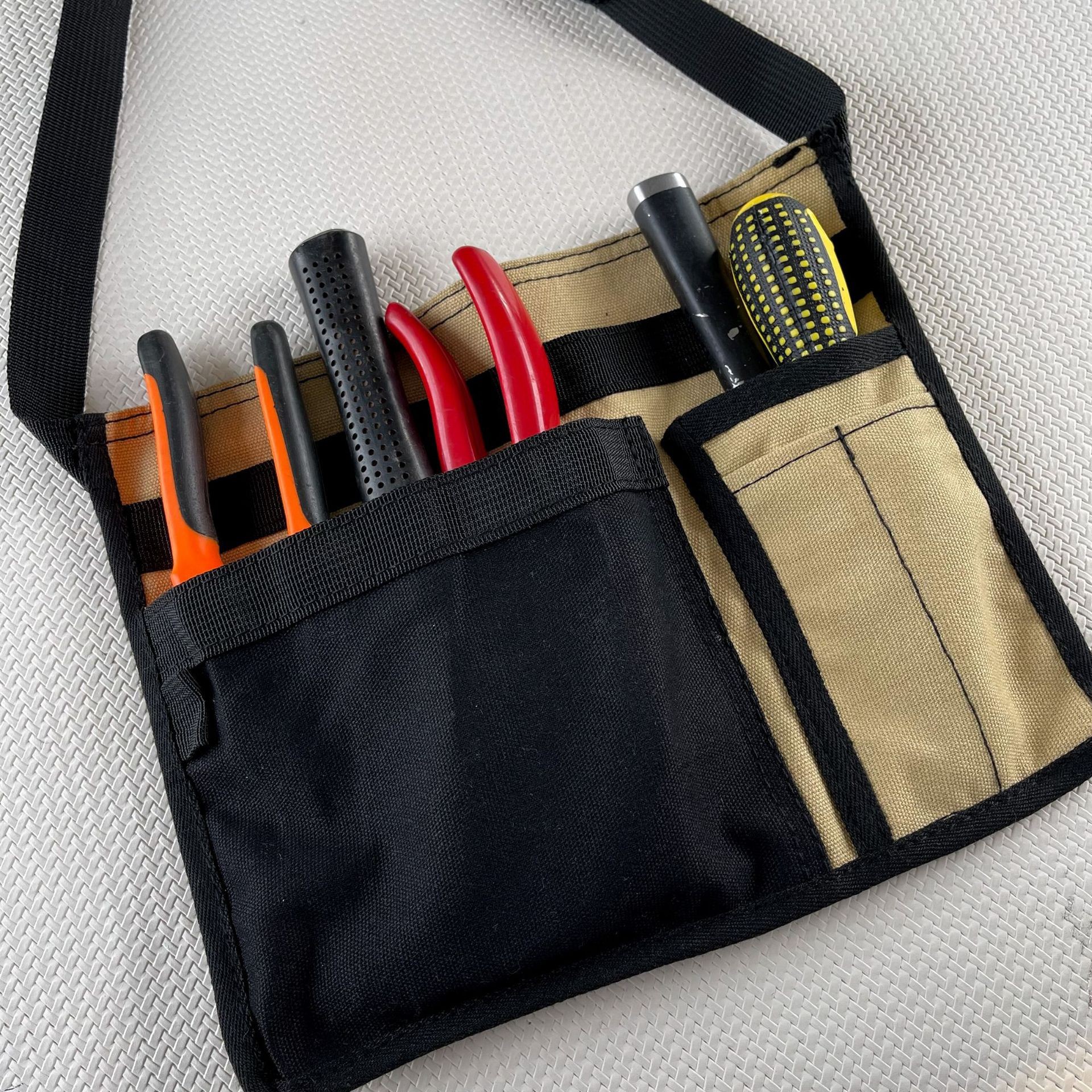 跨境新款电工维修工具袋  多口袋款腰包  室内装修收纳袋  工具包