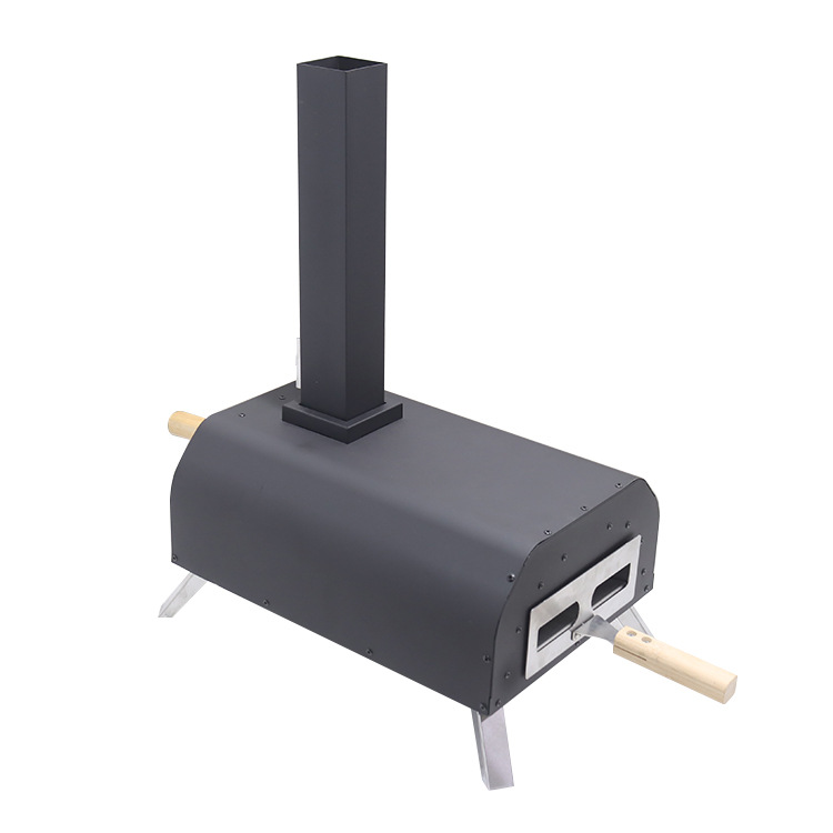 Ventas transfronterizas calientes 11 - 16 pulgadas horno de pizza portátil al aire libre horno de pizza de gas horno de grano rotativo horno de pizza