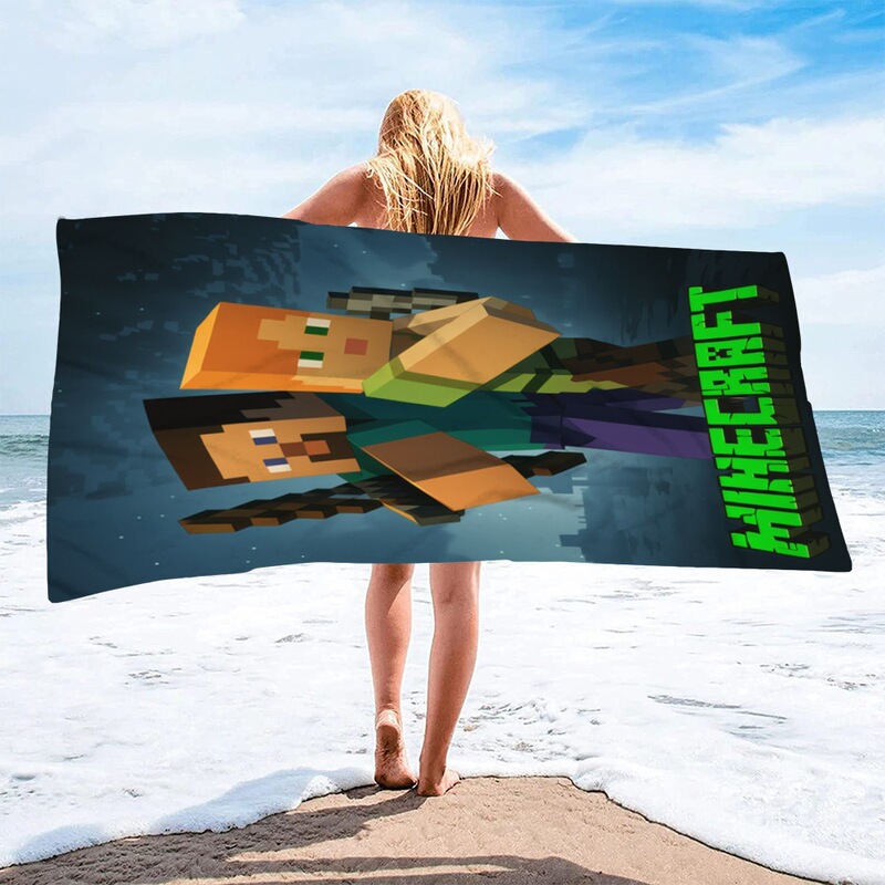 Anime Beach Towel Minecraft Series 1 Microfiber Beach Towel Swimming Bath Towel Versatile Square Towel Beach Towel Anime Beach Towel Minecraft Series 1 Microfiber Beach Towel Swimming Bath Towel Versatile Square Towel Beach Towel