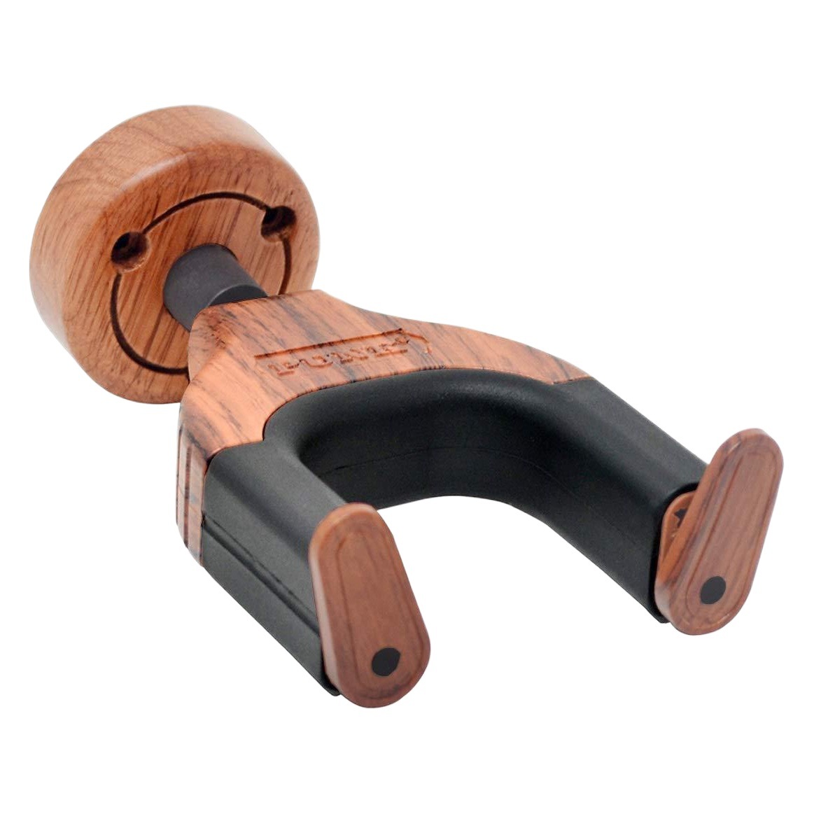 Amazon suministro guitarra de madera desmontable gancho de transferencia de agua de impresión grano de madera dividida autoblocante gancho de la guitarra fabricante