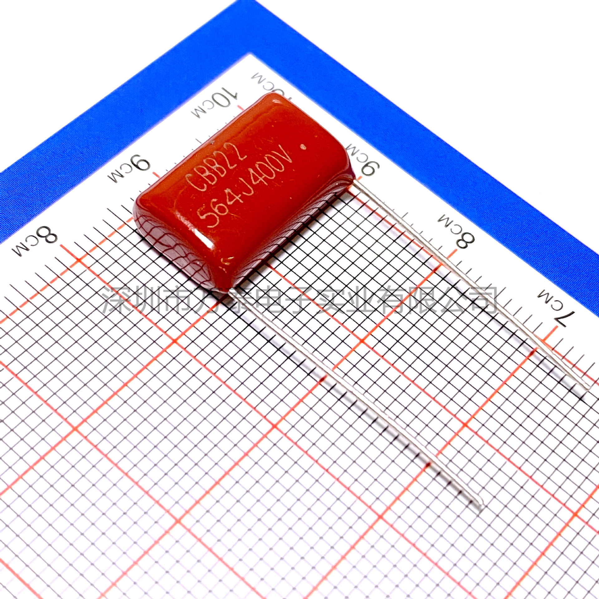正品CBB22 400V564J 560n 阻容降压CBB薄膜电容器 脚距10/15mm