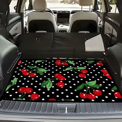 Avtomobil döşəmə paspasları TEMU best-selling car trunk - 421ans-14-75100cmcrystal-velvet-with-dotted-plastic-backing