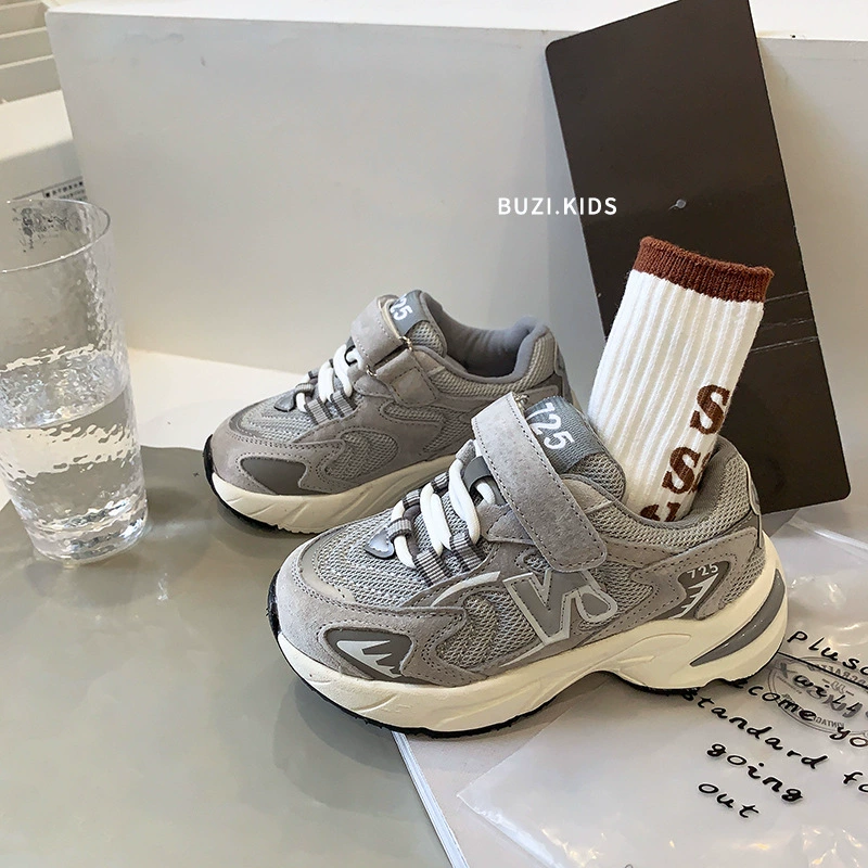 Детская обувь N-brand, кроссовки для малышей, осенне-зимние кроссовки для мальчиков 2025 года, кроссовки для девочек с дополнительной флисовой подкладкой.