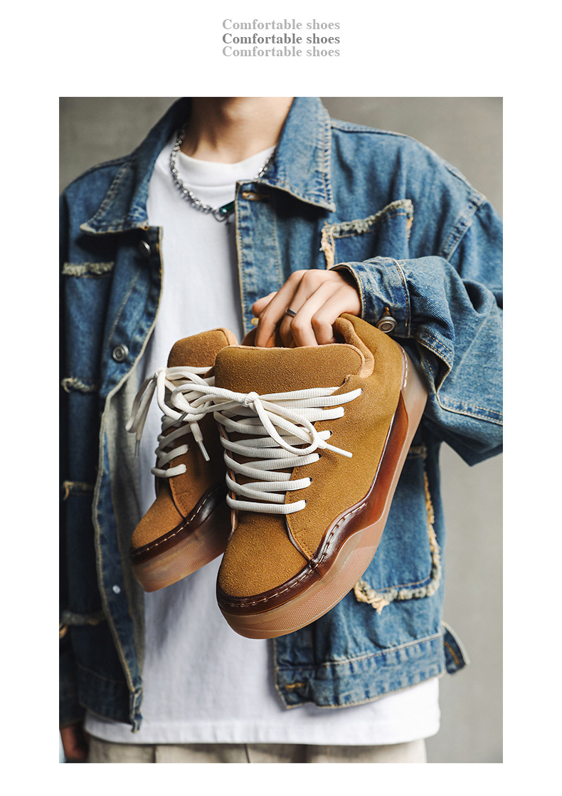 Herren Freizeitschuhe Mit Dicker Sohle Und Plateau Absatz_voghion.com