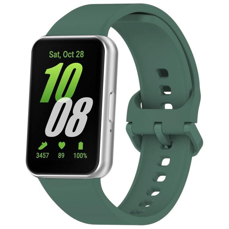 xDfind pulsera de silicona de hebilla de color sólido para Samsung Galaxy Fit3 SM-R390